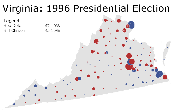 Maps of Virginia Elections