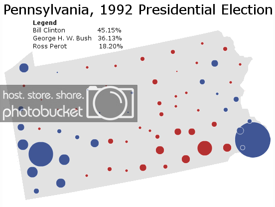 Maps of Pennsylvania Elections