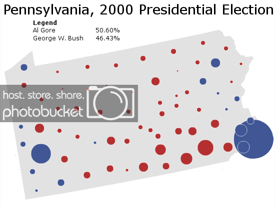 Maps of Pennsylvania Elections